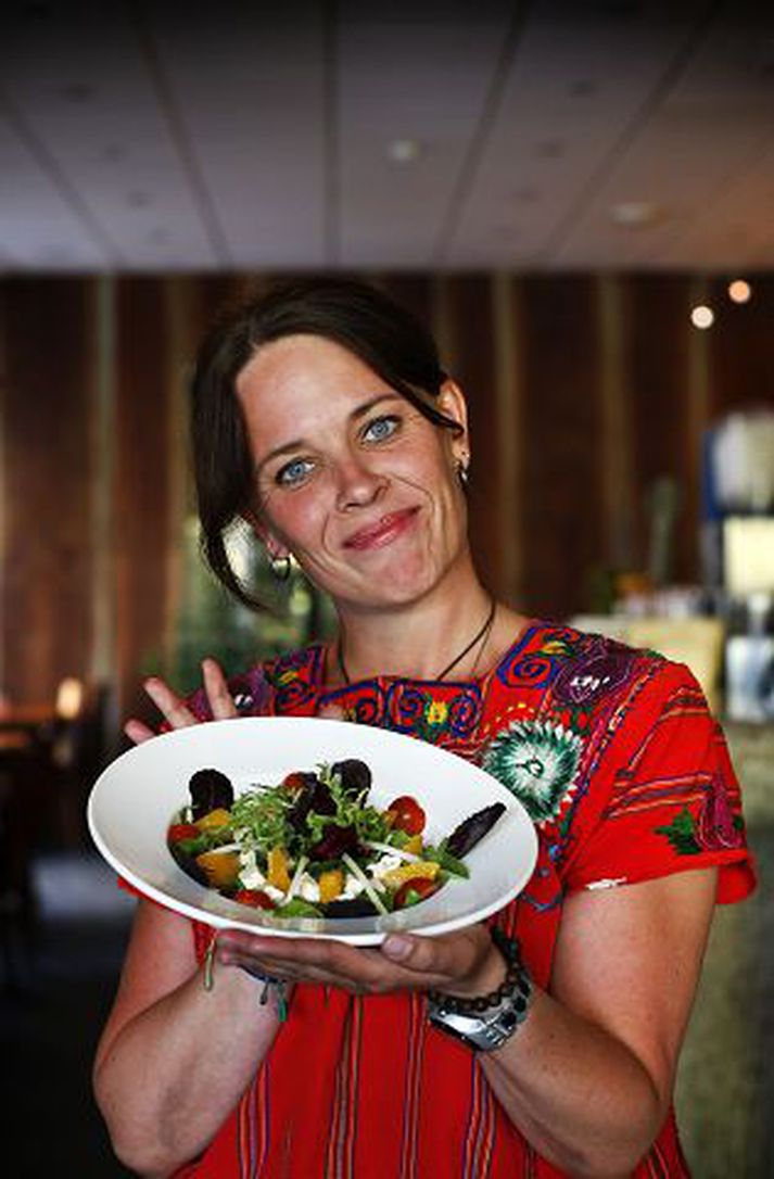 María segir salatið vera mjög vinsælt í Mexíkó, en þar sé gjarnan notaður geitaostur í stað fetaosts.