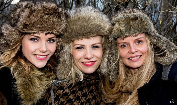 Lilja Björk Runólfsdóttir, Sigrún Þuríður Runólfsdóttir og Kristín Harðardóttir.