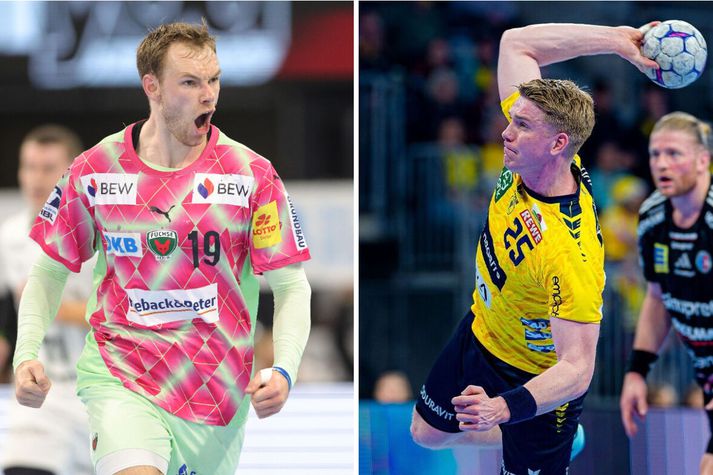 Mathias Gidsel er besti handboltamaður heims en Haukur Þrastarson er stoðsendingahæsti leikmaður þýsku deildarinnar. 