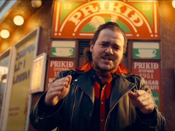 Villi Neto var á meðal þeirra sem fór að margra mati á kostum í Skaupinu.