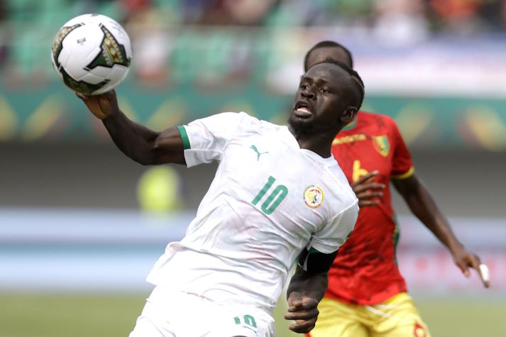 Sadio Mané og félögum í senegalska landsliðinu tókst ekki að skora gegn Gíneu.