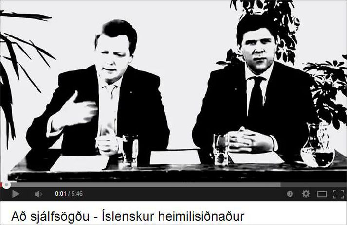 Það hlaut að vera tímaspursmál að einhver tónlistarmaðurinn gerði sér mat úr kosningaloforðum ráðherranna.
