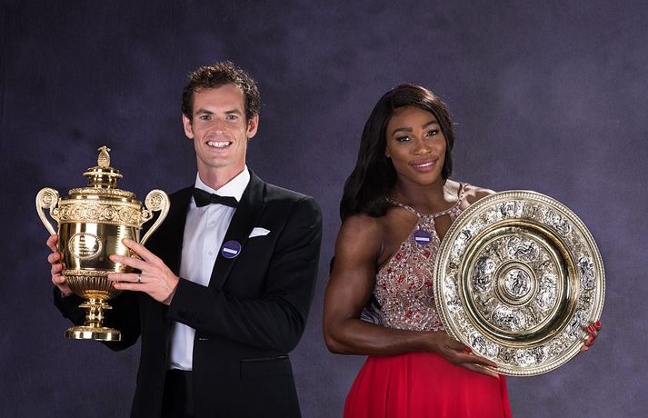 Andy Murray og Serena Williams unnu bæði Wimbledon risatitla í einliðaleik árið 2016. Taka þau saman höndum í tvenndarleik þremur árum síðar?