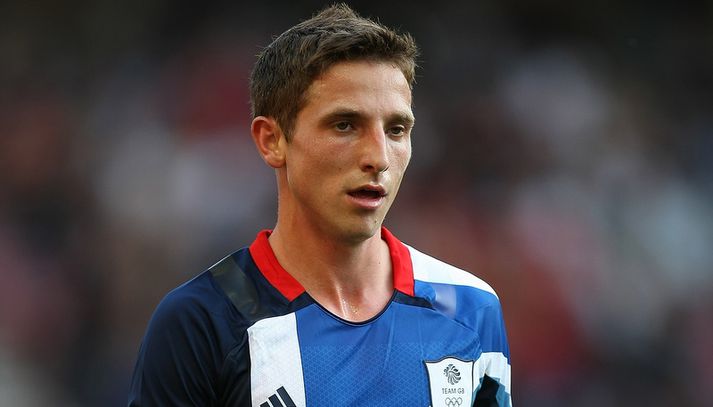 Joe Allen í leik með breska landsliðinu á ÓL í London.