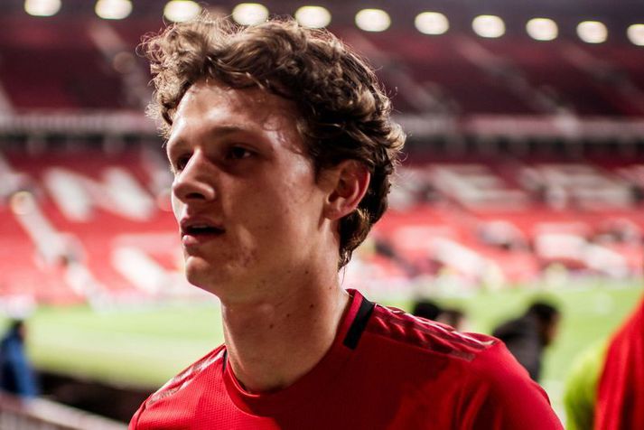 Það verður athyglisvert að fylgjast með Max Taylor hjá Manchester United á næstu árum en hann var að skrifa undir nýjan samning við félagið.