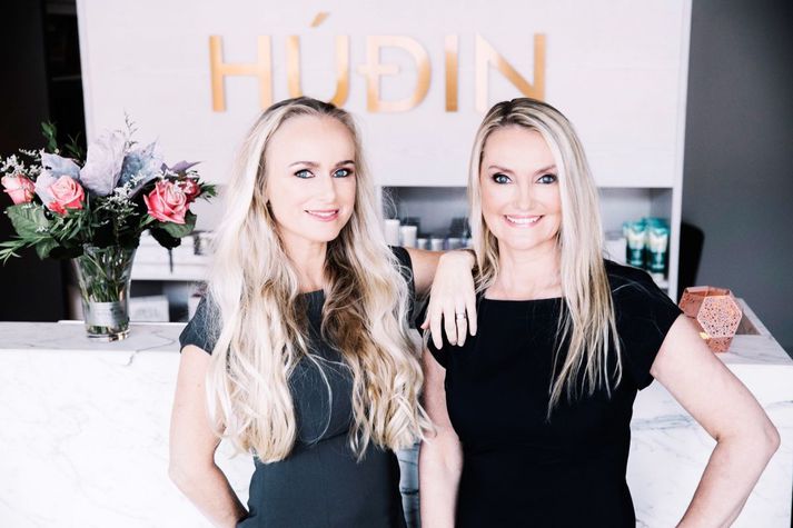 Lára G. Sigurðardóttir læknir og Sigríður Arna Sigurðardóttir hjúkrunarfræðingur eigendur húðmeðferðarstofunnar HÚÐIN skin clinic.