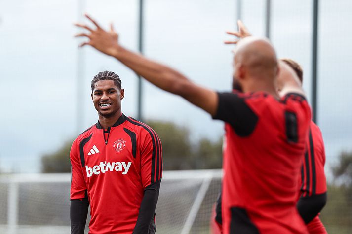 Rashford er mættur aftur til Manchester United eftir töluverða fjarveru. 