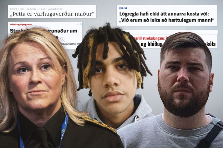 Sigríður Björk Guðjónsdóttir ríkislögreglustjóri sagði ítrekað í fréttum að lögreglan hafi ekki getað brugðist öðruvísi við. Gabríel hafi verið álitinn hættulegur maður. Egill Karlsson, afbrotafræðingur, segir slíkar yfirlýsingar hafa rammað málið inn í fjölmiðlum. 