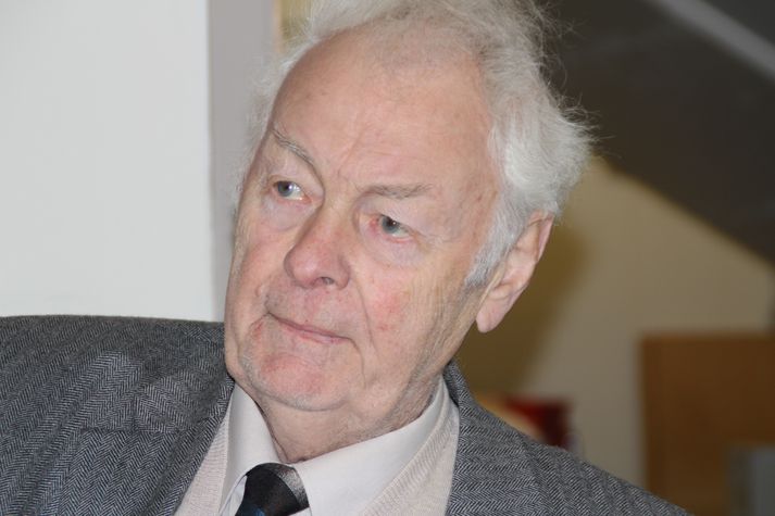Guðmundur Kristinsson, 84 ára rithöfundur á Selfossi.