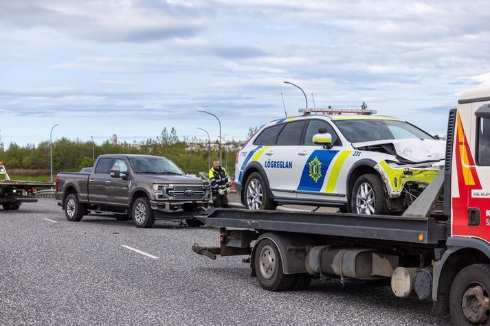 Maðurinn var handtekinn að lokinni eftirför á föstudag.