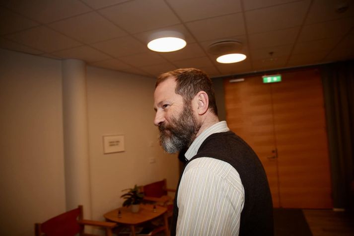 Ástráður Haraldsson, settur ríkissáttasemjari í deilu Eflingar og SA, var tilbúinn að taka til óspilltra málanna í morgun.