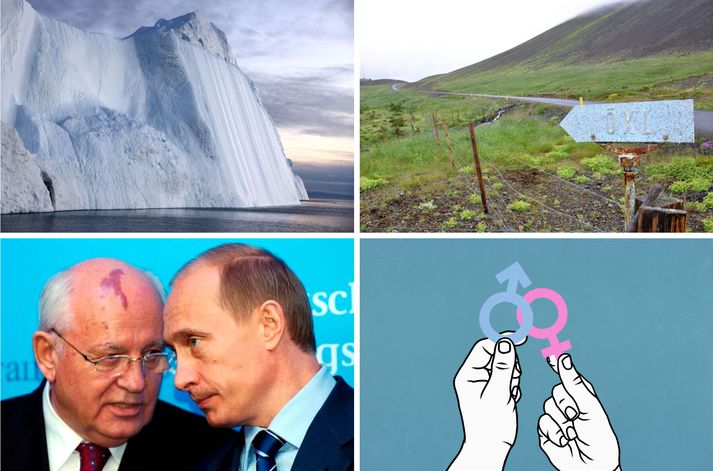 Íslendingar höfðu mikinn áhuga á líffræðilegu kyni, bráðnun Grænlandsjökuls og Axlar-Birni á árinu en líka falli Sovétríkjanna, innrásinni í Úkraínu og gervigreind.