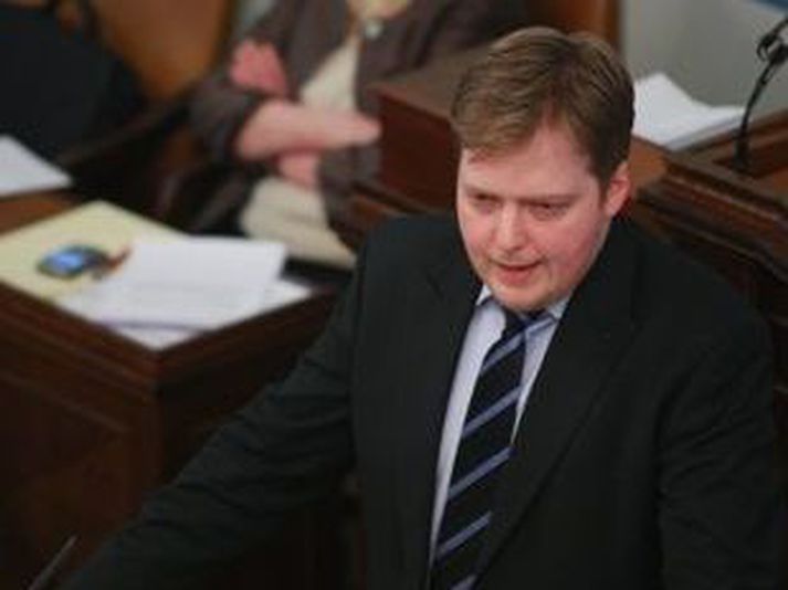 Sigmundur Davíð Gunnlaugsson er þeirrar skoðunar að forsetinn þurfi að synja lögunum staðfestingar. Mynd/ Anton.