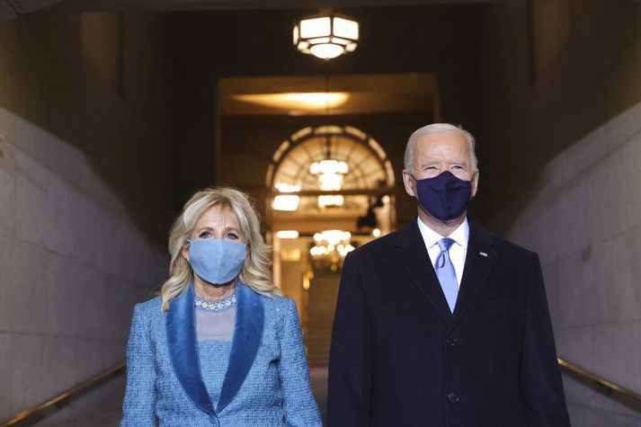 Jill og Joe Biden.