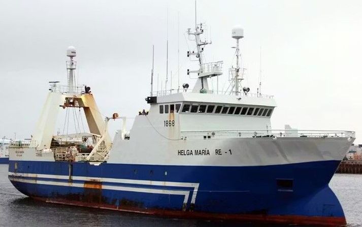 Málið komst upp þegar verið var að vigta afla úr fiskiskipinu Helgu Maríu RE-3.