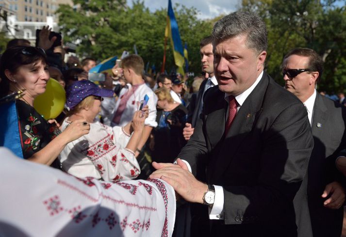 Petró Pórósjenko Úkraínuforseti.