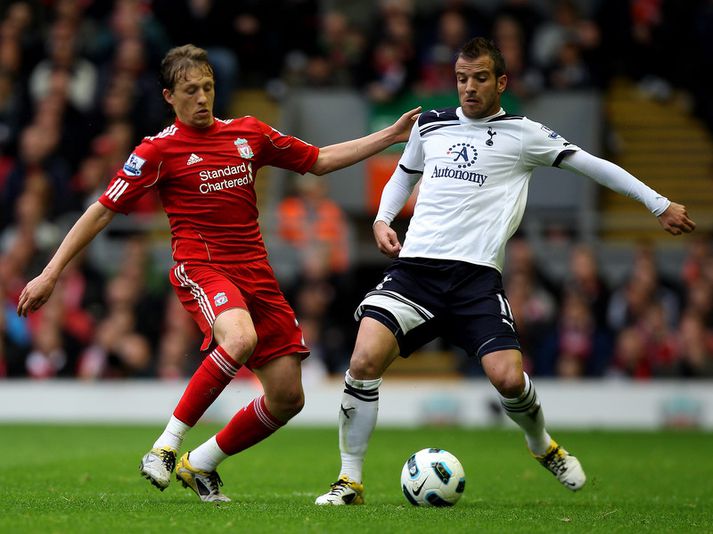 Lucas og Rafael Van der Vaart.