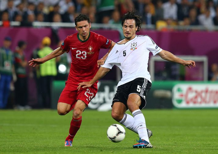 Hummels er hér að pakka Postiga saman.