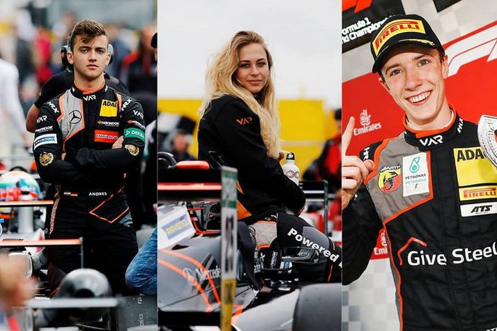 Sophia Florsch  var einn af þremur ökumönnum Van Amersfoort Racing liðsins í Macau kappakstrinum.