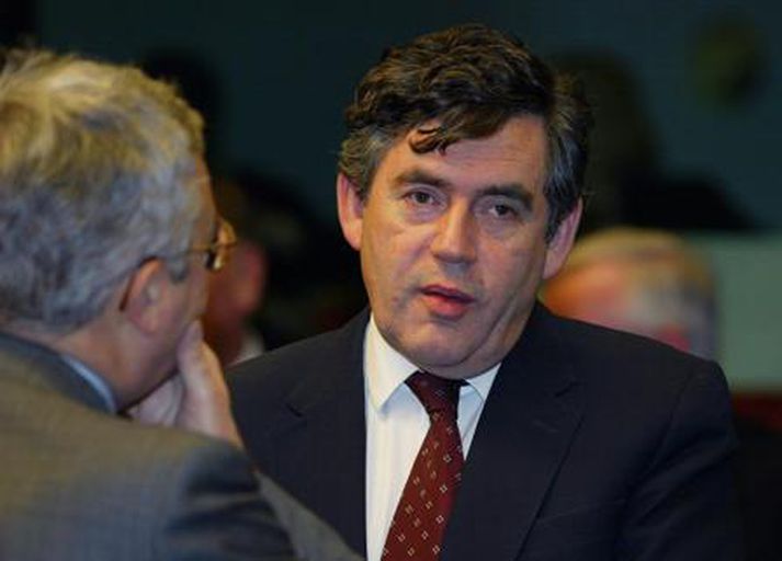 Gordon Brown  ætlar að funda með leiðtogum í Evrópu á morgun. Mynd/ AFP.