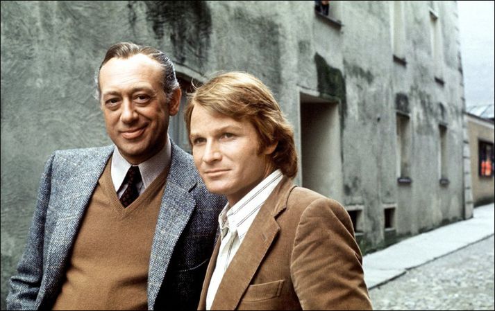 Horst Tapper sem Derrick og Fritz Wepper sem Harry Klein í hinum vinsælu þáttum.