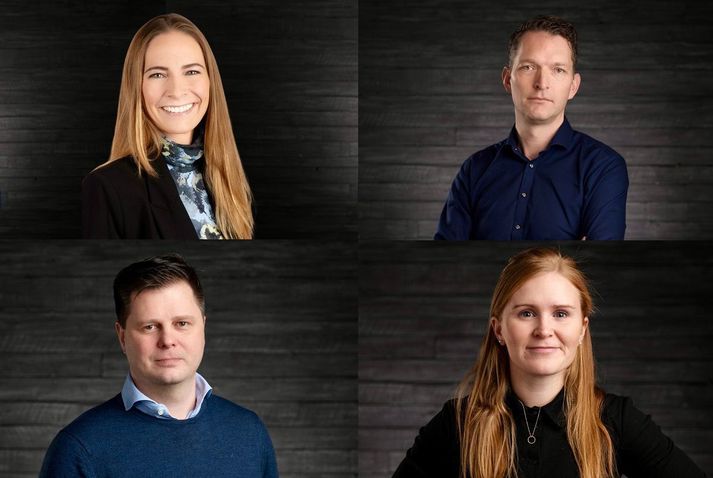 Vala Jónsdóttir, Guðmundur Ólafsson, Einar Magnús Einarsson og Fríða Jónsdóttir.