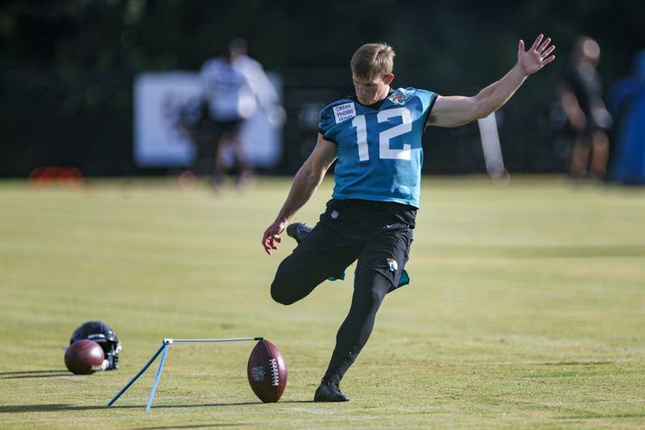 Ferill Andrew Mevis hjá Jacksonville Jaguars liðinu var mjög stuttur og það er ólíklegt að hann fái annað tækifæri í NFL-deildinni.