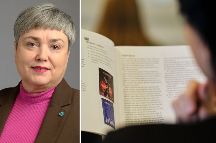 Mjöll Matthíasdóttir, formaður Félags grunnskólakennara, segir áratugalanga skuld í að útvega skólum námsefni og námsgögn.