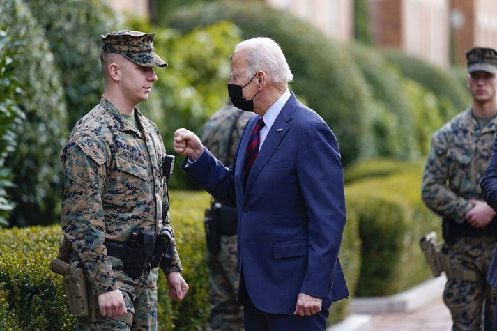 Joe Biden er forseti Bandaríkjanna.