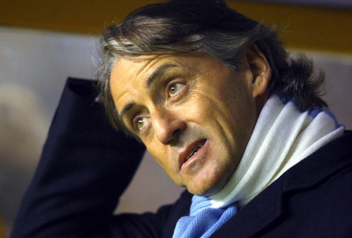 Roberto Mancini, stjóri Manchester City.