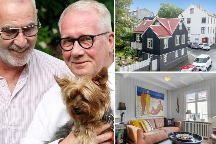Viðar og Sveinn hafa sett einbýlishús sitt í Þingholtunum á sölu.