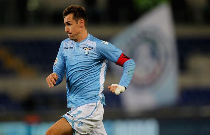 Klose í leik með Lazio.