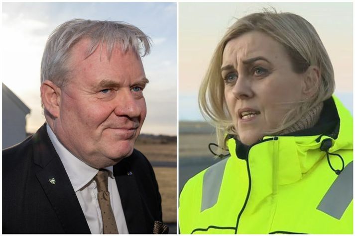 Sigrún Björk Jakobsdóttir, framkvæmdastjóri Isavia innanlandsflugvalla, segir málið stranda hjá Sigurði Inga Jóhannssyni fjármálaráðherra.