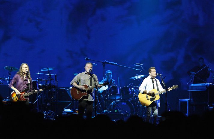 Hljómsveitin Eagles lék í Laugardalshöll árið 2011. Þeir Jógvan Hansen, Matti Matt og Vignir Snær ætla að heiðra hljómsveitina með tónleikum.