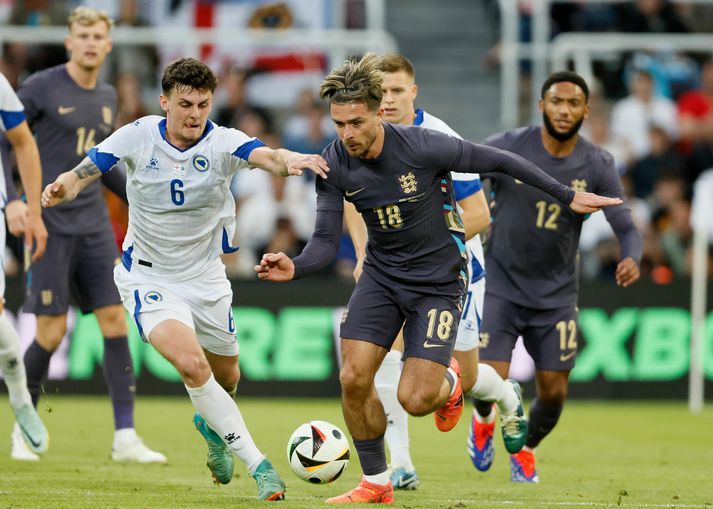 Jack Grealish spilar ekki með enska landsliðinu á EM í Þýskalandi.