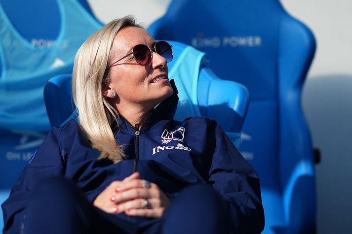 Elísabet Gunnarsdóttir er á leið á EM í Sviss sem landsliðsþjálfari Belgíu. Hún tók við liðinu í janúar.
