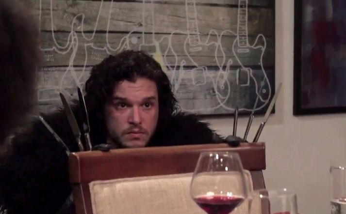 Jon Snow féll í fyrstu ekki í kramið hjá vinum Seth Meyers.