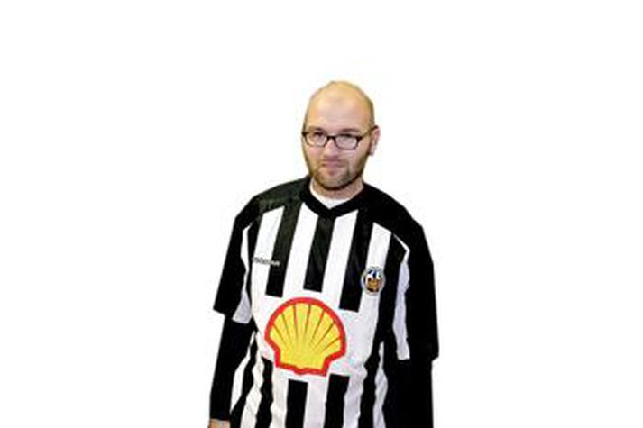 Gunnlaugur Jónsson skoraði fyrir KR.