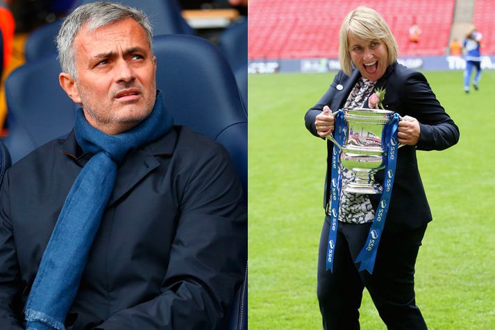 Jose Mourinho og Emma Hayes.