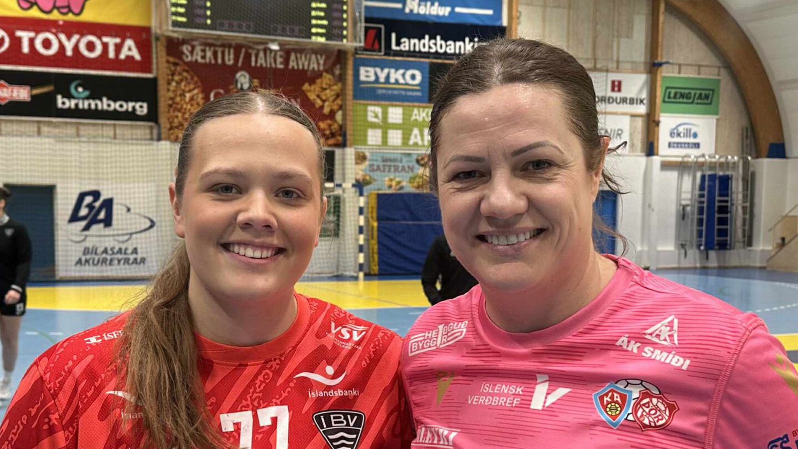 Vann mömmu sína þegar mæðgur mættust á Akur­eyri