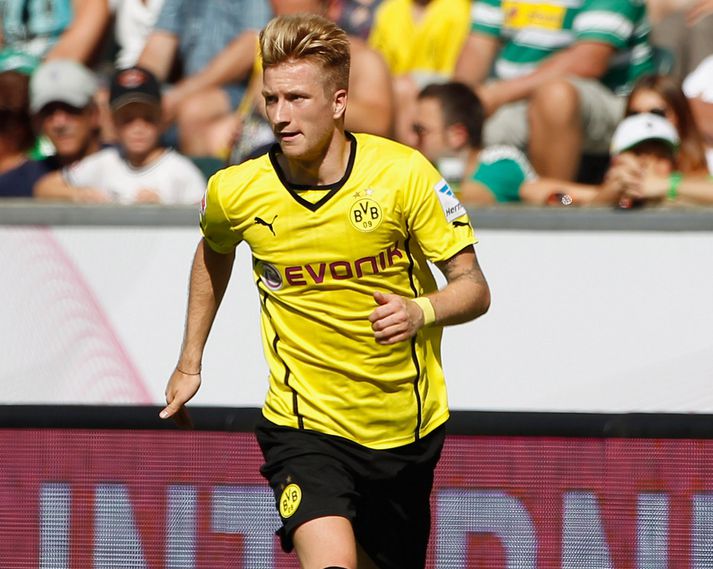 Marco Reus skoraði tvö í dag.