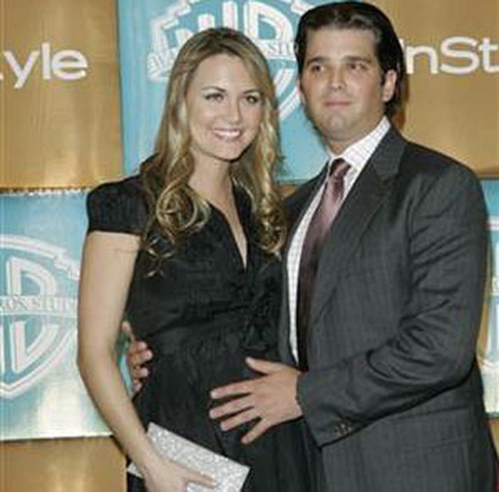 Donald Trump yngri og Vanessa, eiginkona hans.