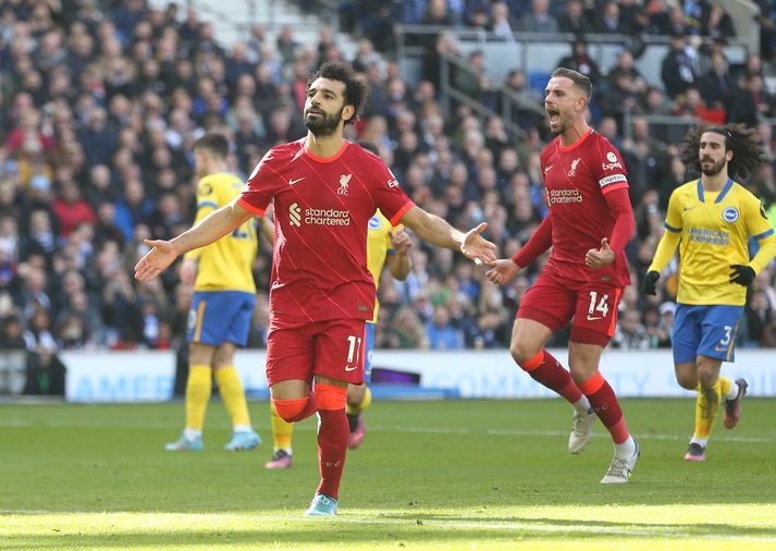 Mohamed Salah er markahæstur í ensku úrvalsdeildinni á þessu tímabili.