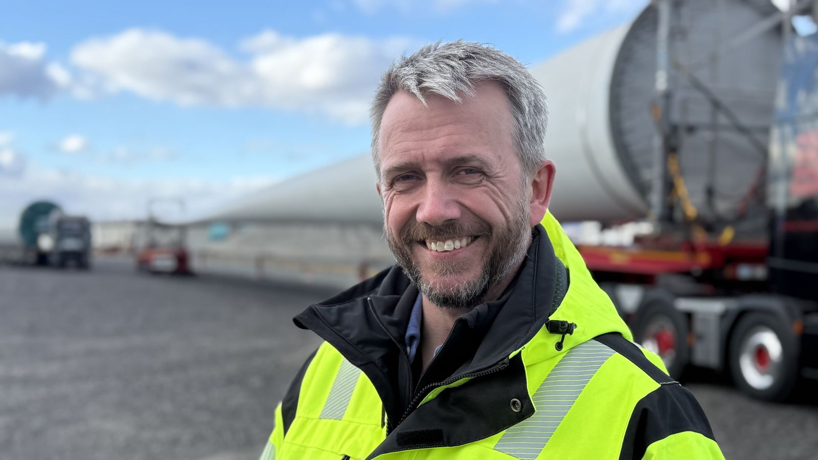 Fyrsta vindmyllulestin um Suður­land í nótt