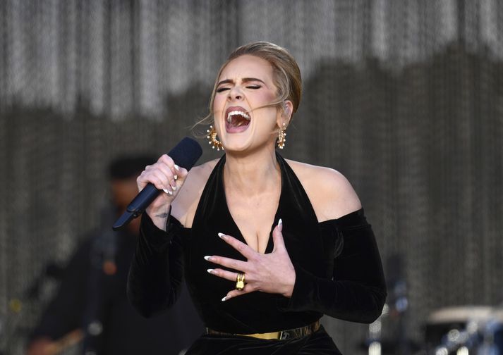 Um 65 þúsund manns mættu á tónleika Adele í Hyde Park.