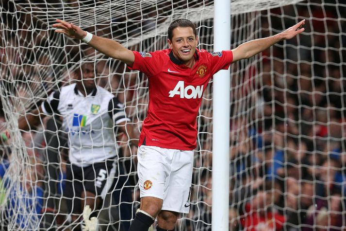 Javier Hernandez lék með Manchester United frá 2010 til 2015.