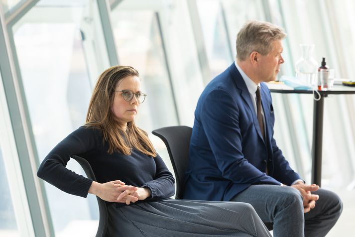 Katrín Jakobsdóttir forsætisráðherra og Bjarni Benediktsson fjármálaráðherra.