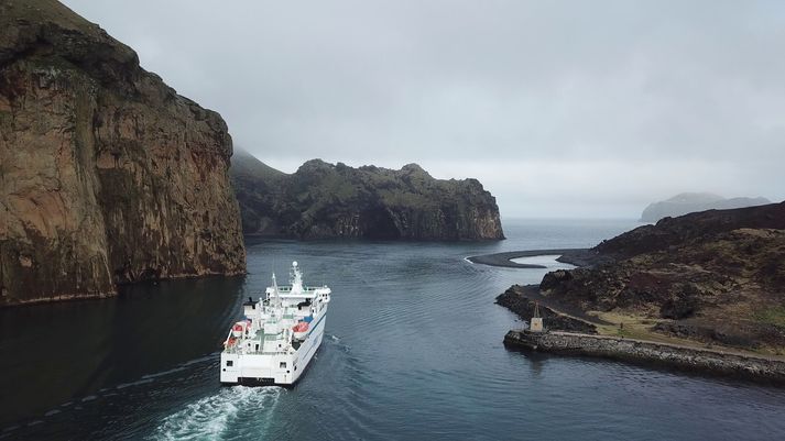 Fólkið kynntist um borð í Herjólfi