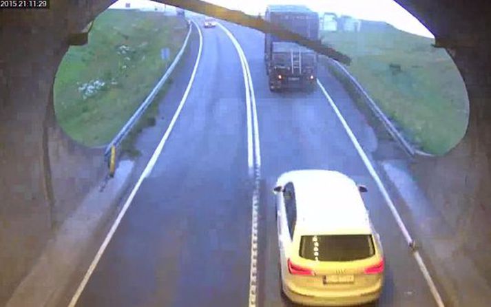 Sem betur varð ekki stórslys.