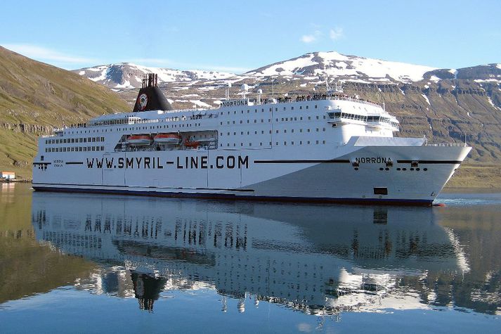 Flytja átti þýfið út með Norrænu.